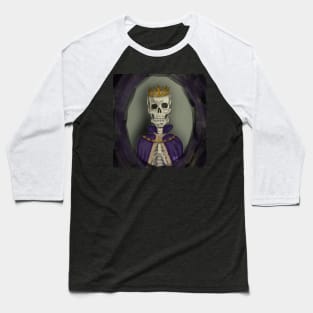 Skeleton King Baseball T-Shirt